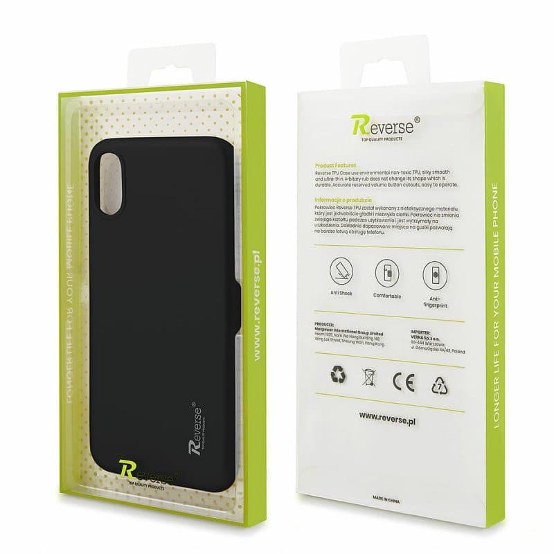 Husa de protectie Reverse Luxury TPU pentru Samsung Galaxy A41, neagra — 6