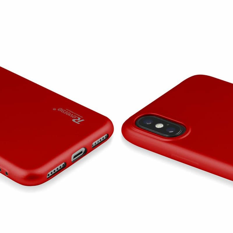 Husa de protectie Reverse Luxury TPU pentru Apple iPhone 12 Mini (5.4), rosie — 3