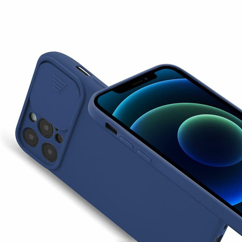 Husa Samsung Galaxy A04s / A13 5G, Camshield TPU, silicon moale, flexibil, albastru inchis — 3