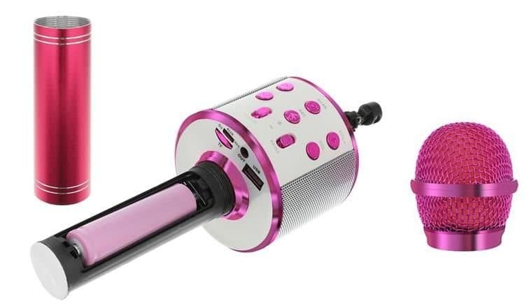 Microfon Karaoke WS858, roz — 3
