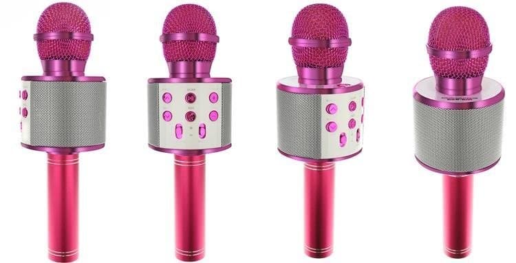 Microfon Karaoke WS858, roz — 4