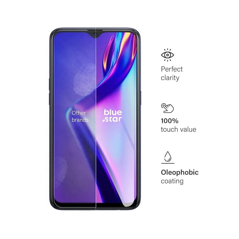 Folie sticla Oppo A31, Bluestar, transparenta — 2