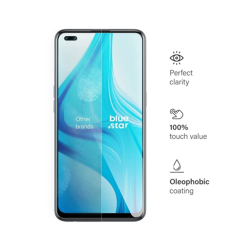 Folie sticla Oppo A93, Bluestar, transparenta — 2