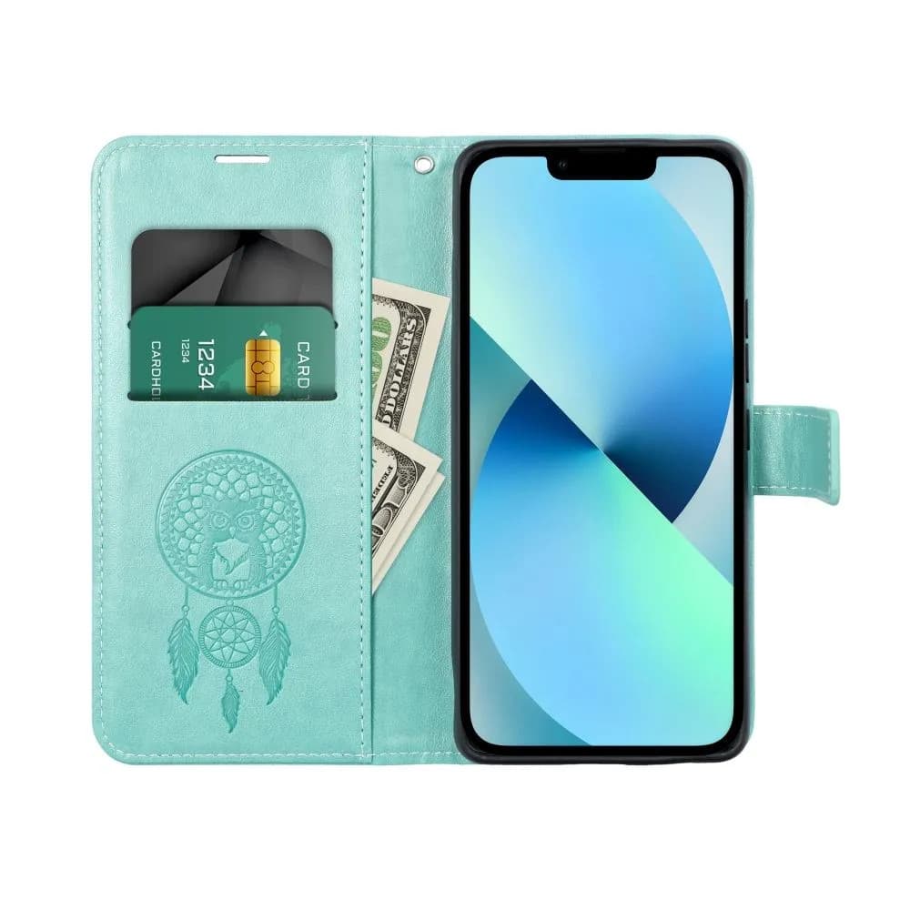 Husa Samsung Galaxy S23 Plus, Mezzo Book, inchidere magnetica, Dreamcatcher Green — 5