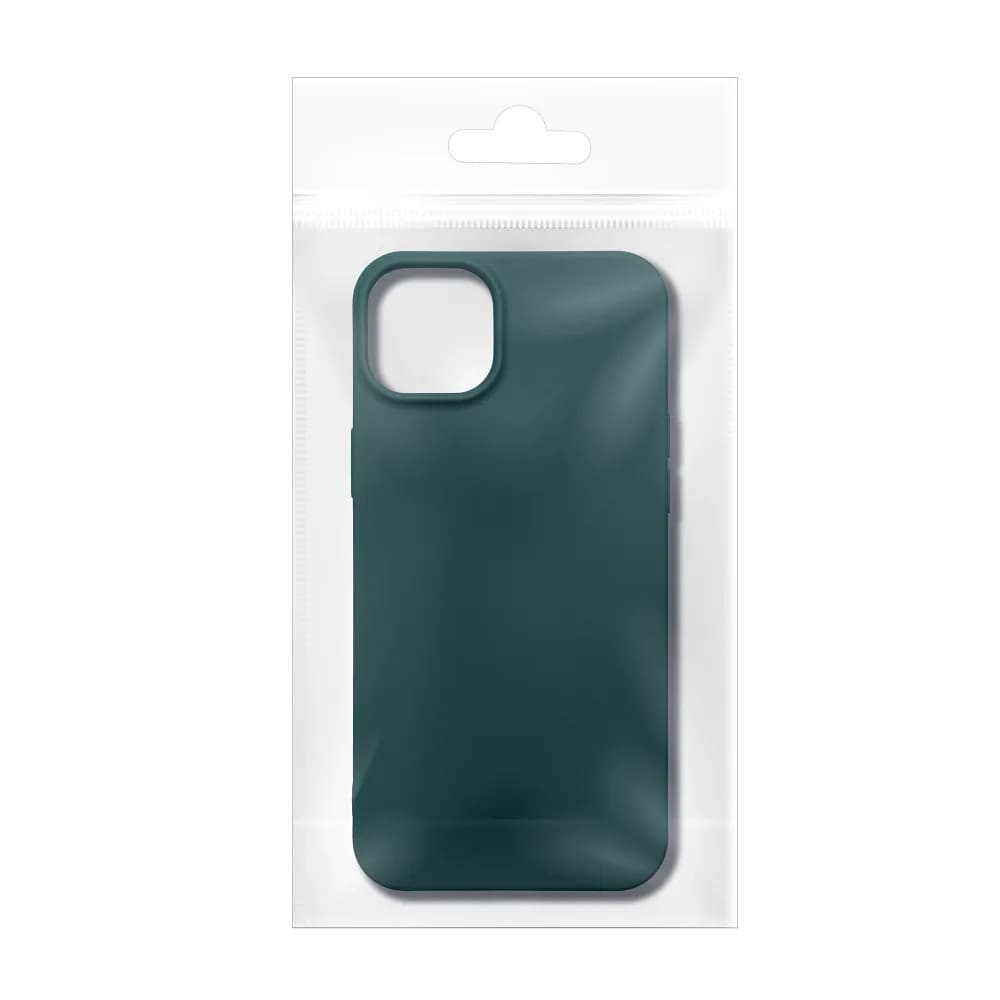 Husa Huawei Nova Y61 4G, Matt TPU, silicon moale, verde inchis — 3