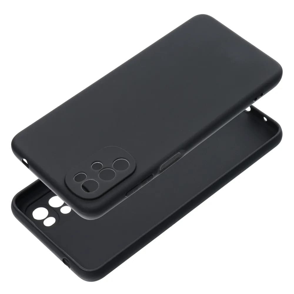 Husa protectie Motorola Moto E32S / G22, Matt TPU, protectie camere, silicon moale, negru — 2
