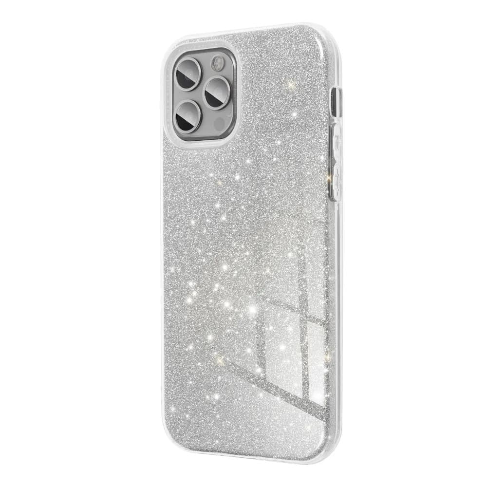 Husa protectie Samsung Galaxy A35, Luxury Glitter, argintie — 3