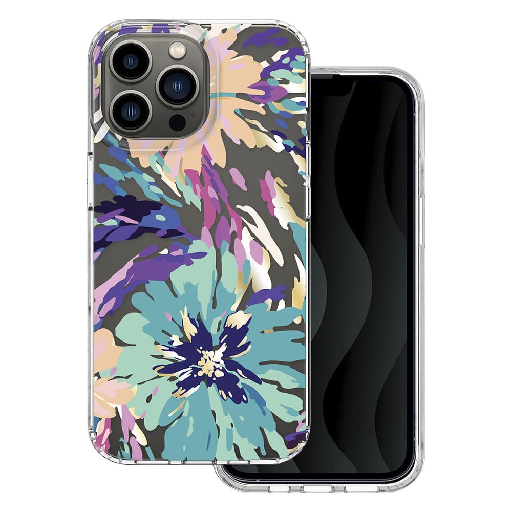 Husa Apple iPhone 13 Pro, IMD Print Case, TPU flexibil, transparent, Splash