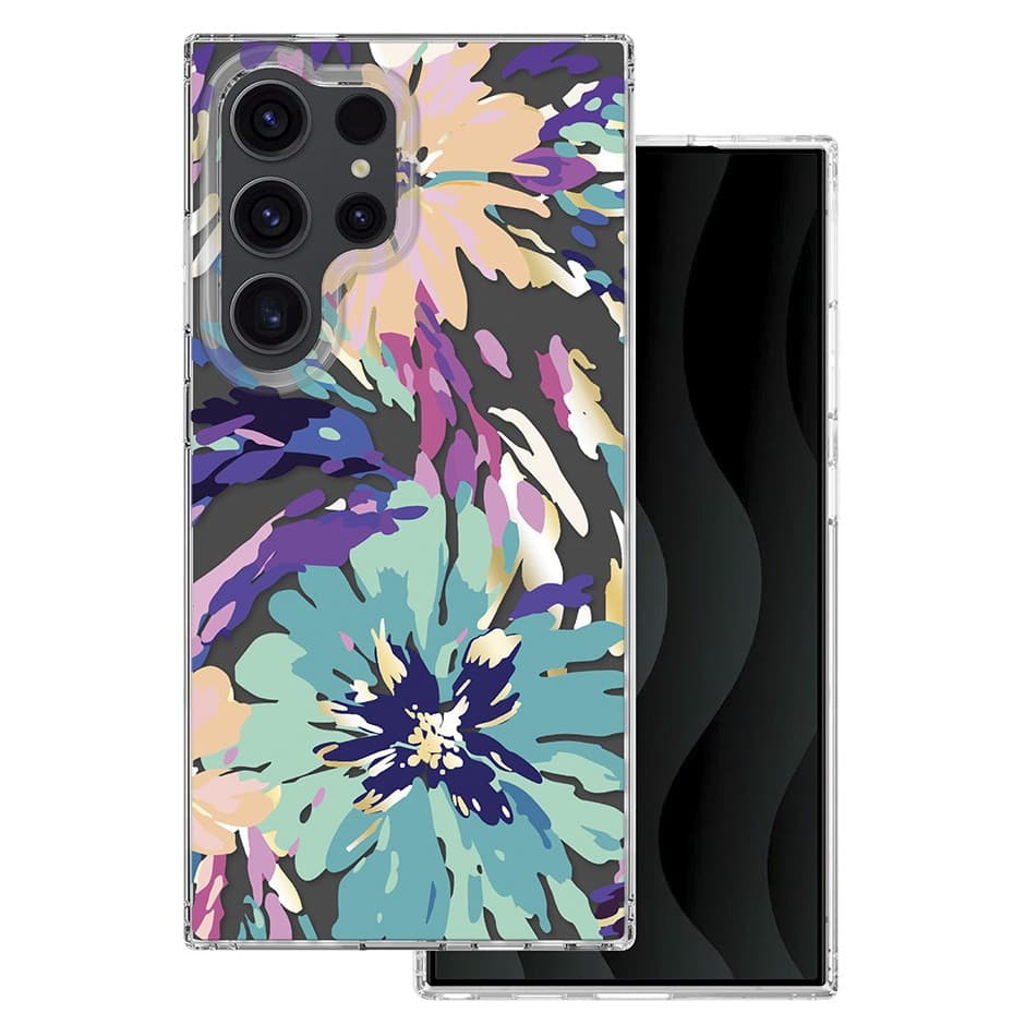 Husa Samsung Galaxy S24 Ultra, IMD Print Case, TPU flexibil, transparent, Splash