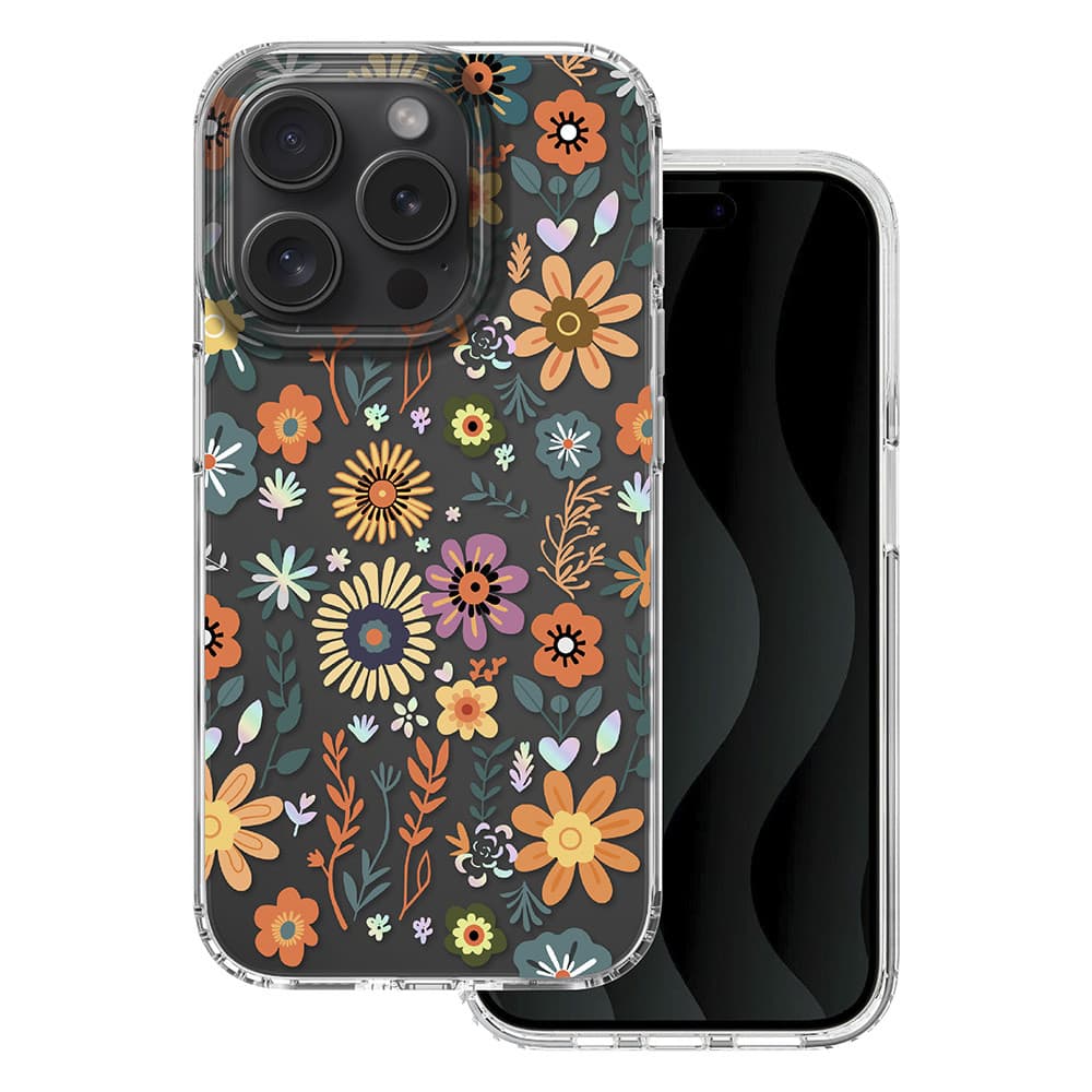 Husa Apple iPhone 15 Pro, IMD Print Case, TPU flexibil, transparent, Field