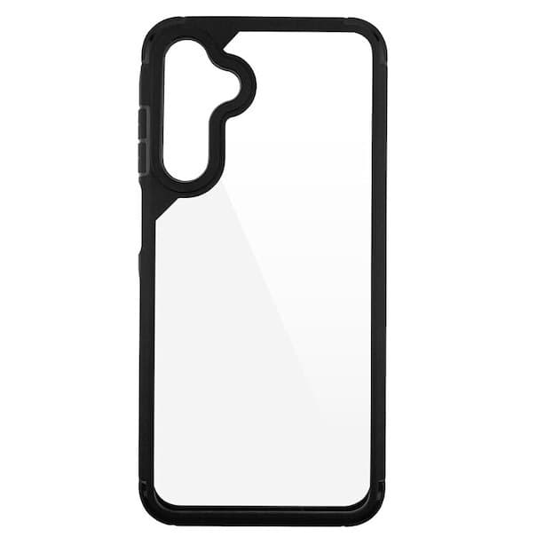 Husa protectie Samsung Galaxy A05s, Color Shock TPU, margini antisoc, spate transparent, neagra — 2