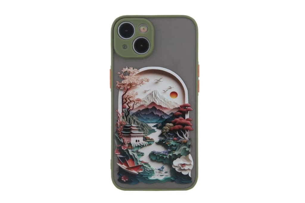 Husa Samsung Galaxy A05s, Ultra Trendy, protectie camera, TPU + PC, margini verzi — 5