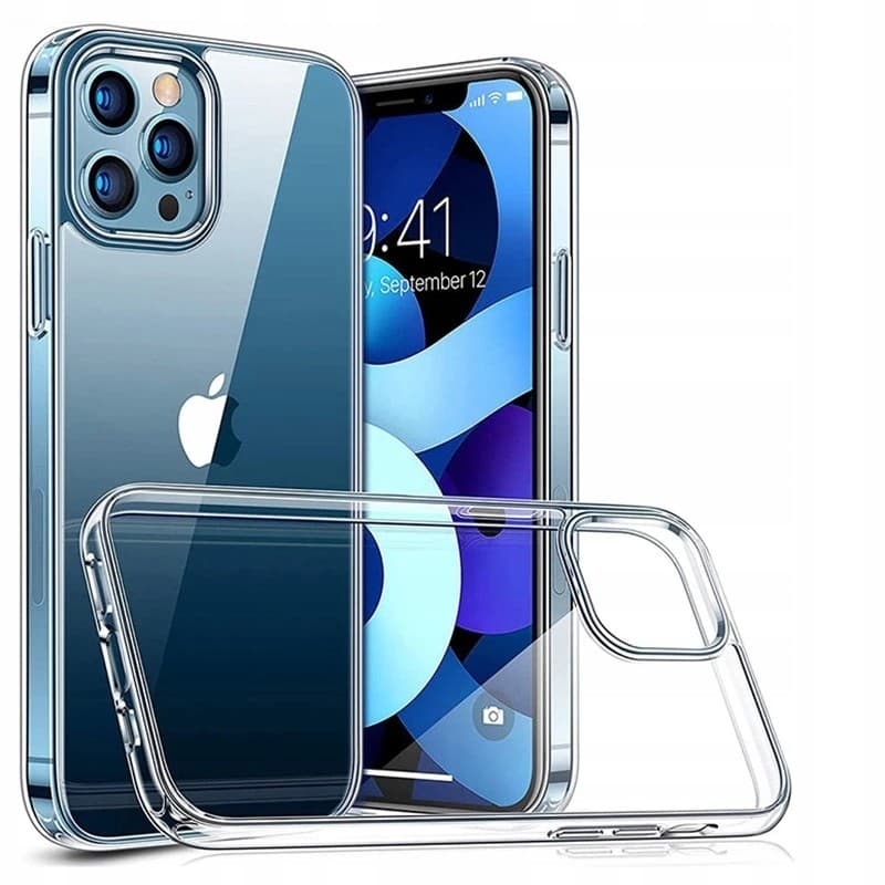 Husa de protecție pentru Apple iPhone 13 Pro Max, TPU transparent, grosime 2 mm — 2