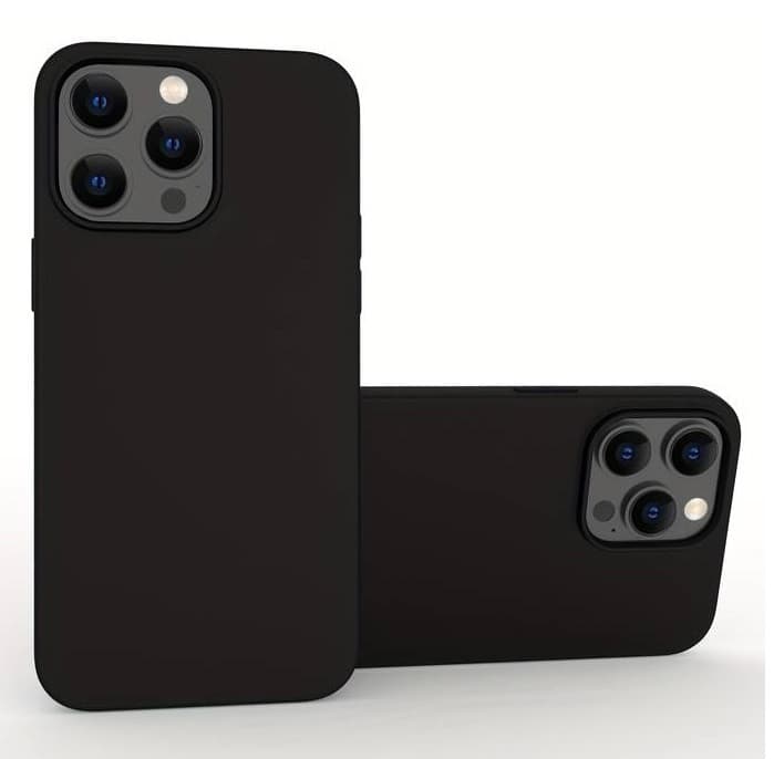 Husa Apple iPhone 14 Pro, Luxury Silicone, catifea in interior, mov lila — 3