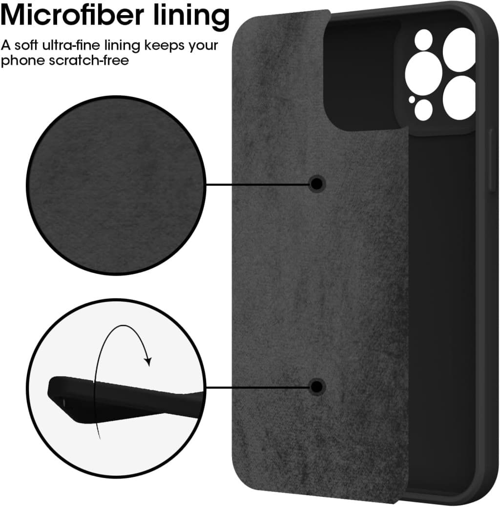 Husa Apple iPhone 14 Pro Max, Luxury Silicone, catifea in interior, protectie camere, albastru deschis — 3