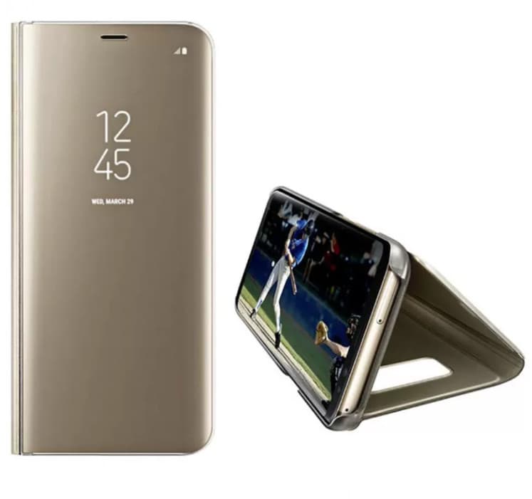 Husa Huawei P20 Mirror Clear View, aurie — 2