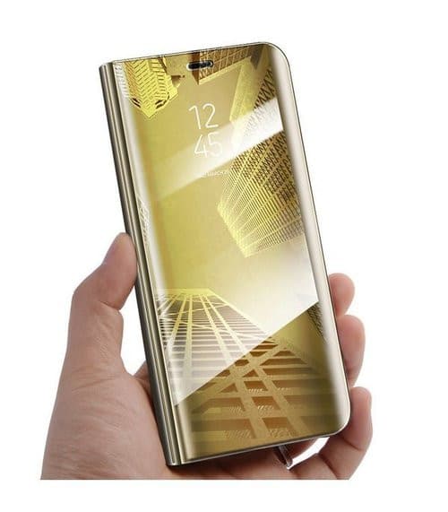 Husa Huawei P20 Mirror Clear View, aurie — 3