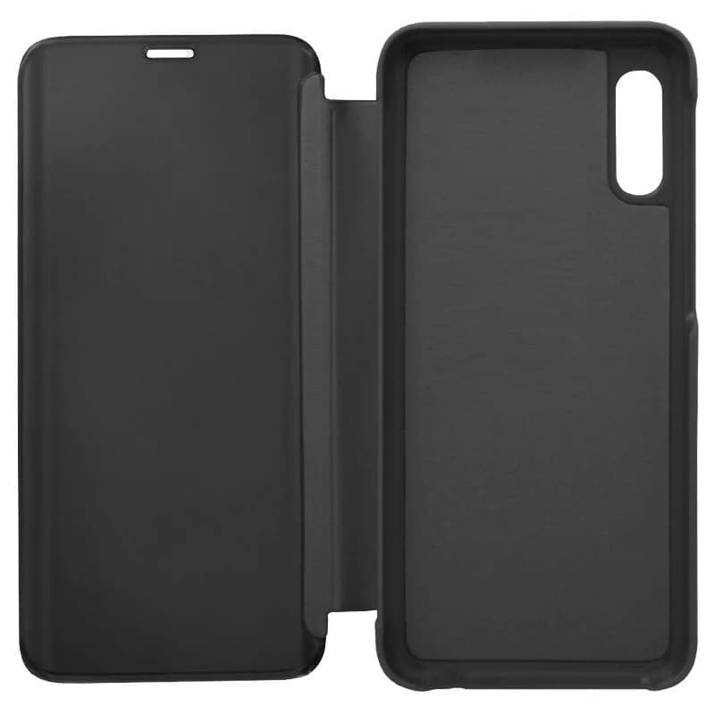 Husa Samsung Galaxy A10, Mirror Clear View, neagra — 2