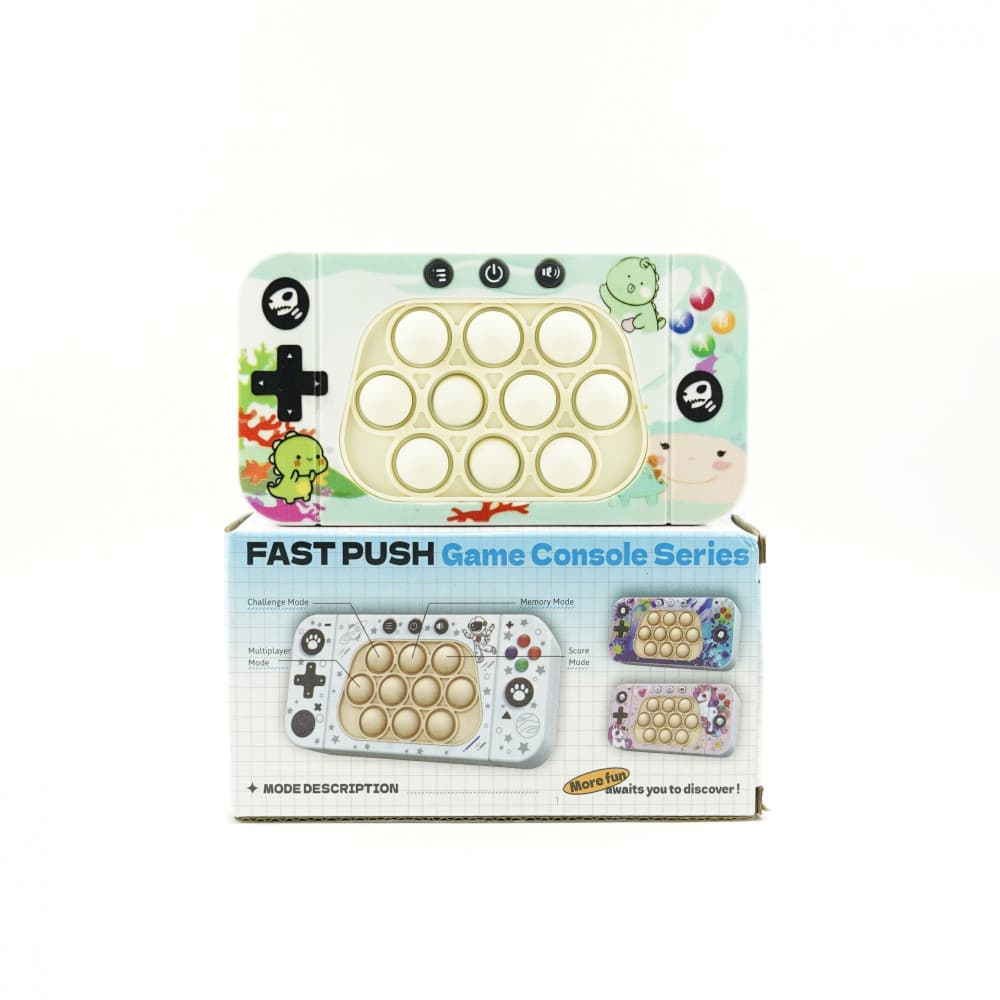 Jucarie interactiva Speed Push, joc de viteza apasare taste tip Pop-It, sunete si lumini, model dinozaur — 2
