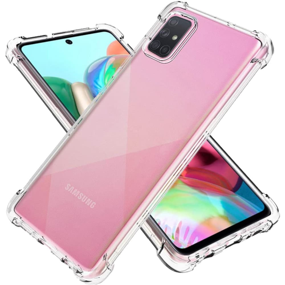 Husa Samsung Galaxy A51 TPU transparent, intarituri in colturi, grosime 1,5 mm — 2