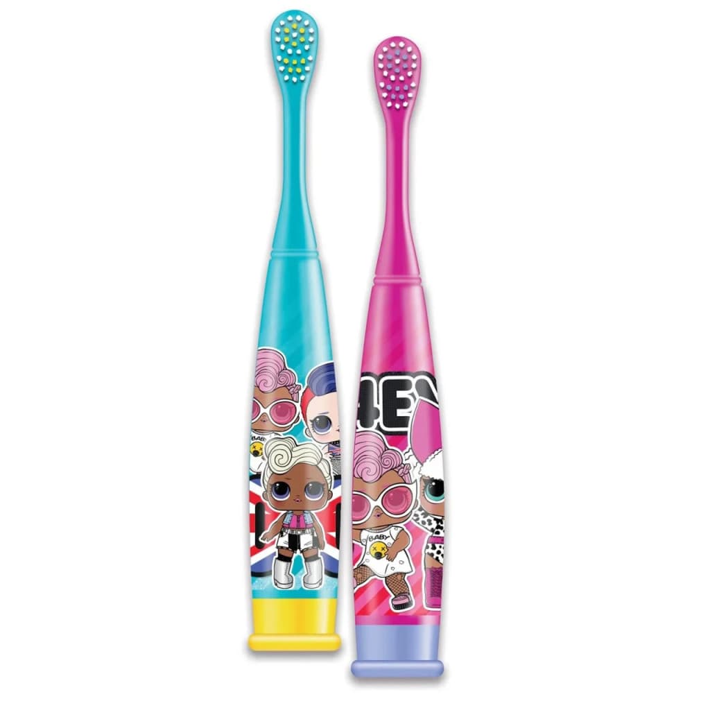 Periuta de dinti electrica pentru copii LOL Surprise!, baterie inclusa, albastru deschis — 2