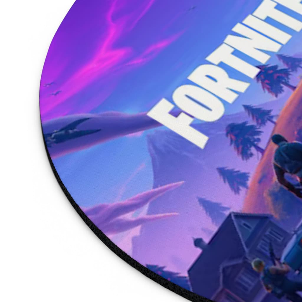 Mousepad personalizat, design Fortnite 1, rotund, diametru 20 cm — 4