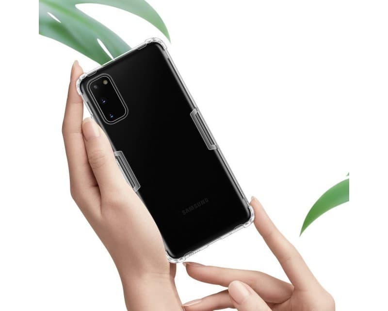 Husa de protectie Nillkin Nature TPU Case pentru Samsung Galaxy S20, colturi intarite, transparenta — 5