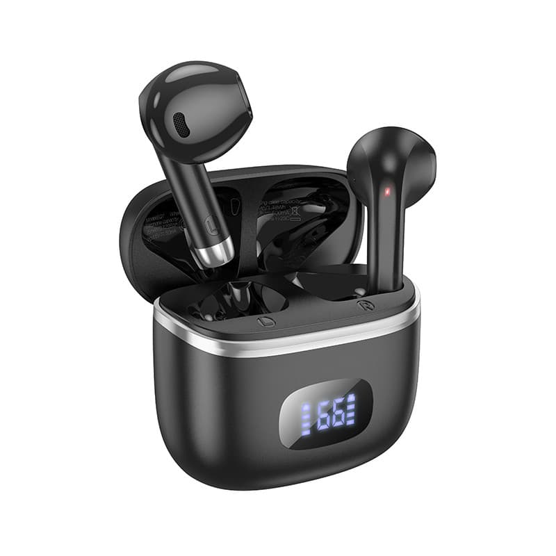 Casti Wireless Hoco EQ1 TWS, Bluetooth 5.3, LED Digital Display, negre — 2