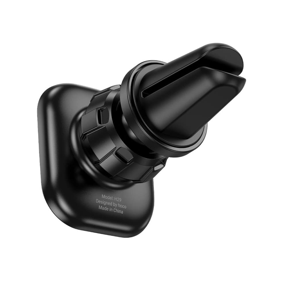 Suport auto magnetic Hoco H29, rotatie 360 grade, prindere la ventilatie, negru — 2