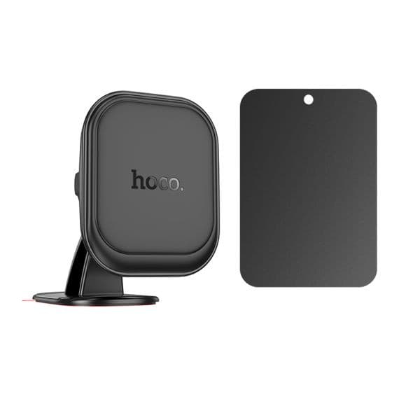 Suport auto magnetic Hoco H30, rotire la 360 de grade, prindere adeziva, negru — 4