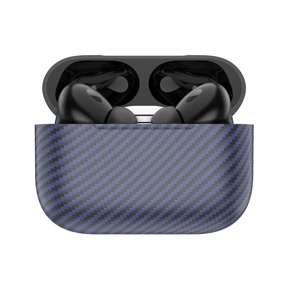 Casti Wireless Hoco EW47 Plus, Ear Buds, BT 5.3, In-Ear, 200h Stand-By Carbon Design, 350mAh, blue — 2