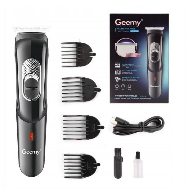 Aparat de tuns GEEMY GM-6583, acumulator, incarcare MicroUSB, negru — 4