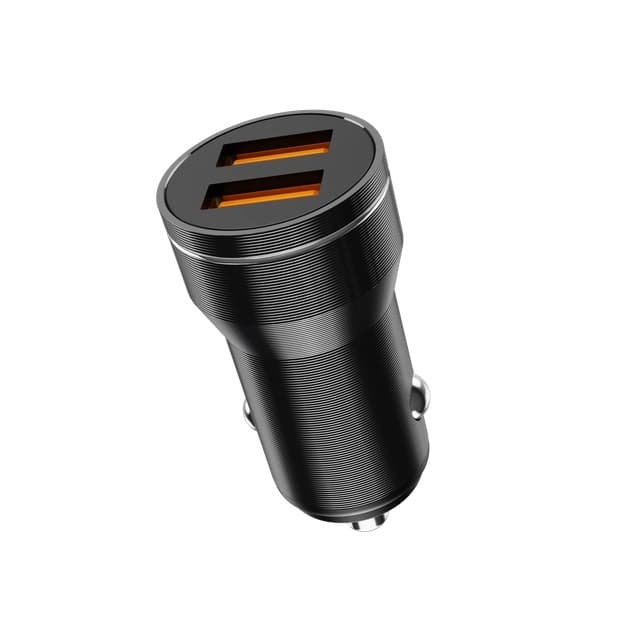 Incarcator auto Jellico F2S, dual port USB, 18W, 3.1A, negru — 2