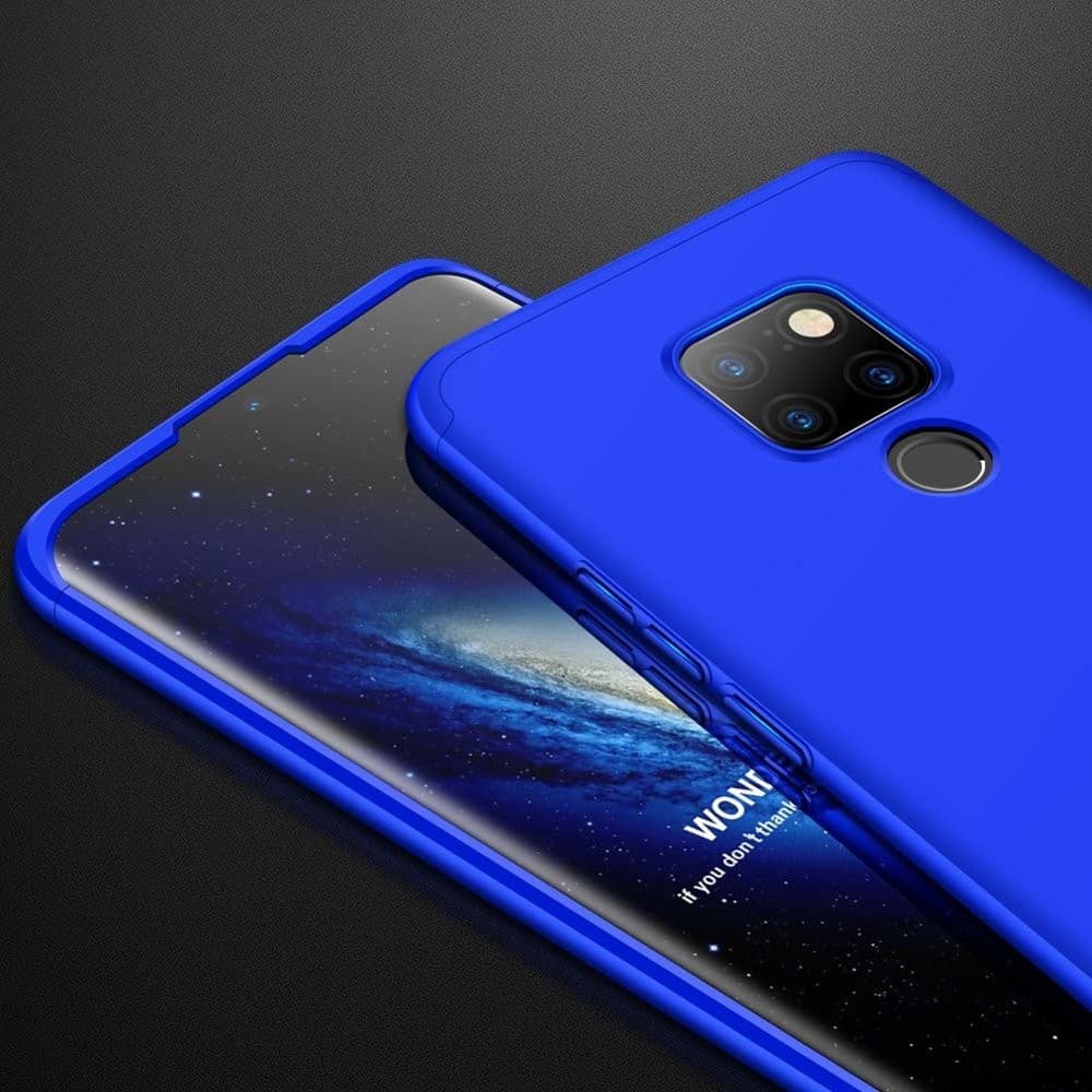 Husa Full cover GKK (fata + spate) pentru Huawei Mate 20, albastra — 4