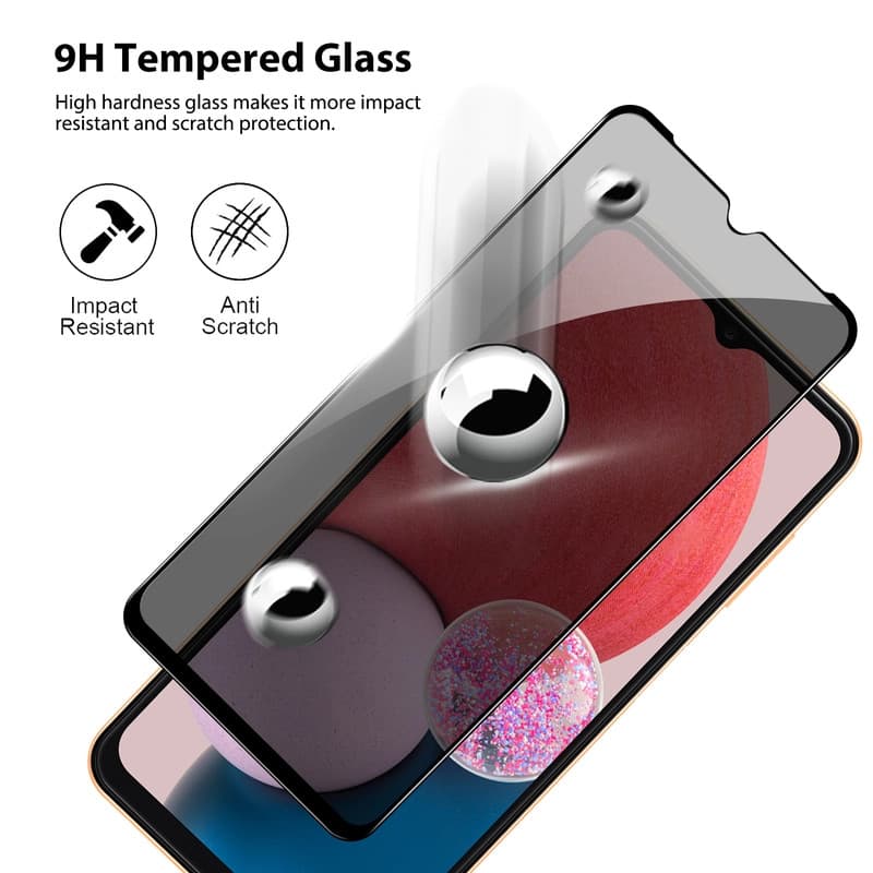 Folie de sticla Samsung Galaxy A15 5G, Full Glue Privacy, margini negre — 2