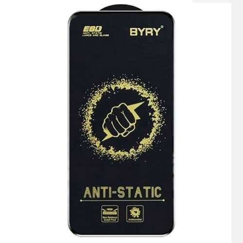 Folie sticla Motorola Moto G32, BYRY Antistatic ESD, margini negre