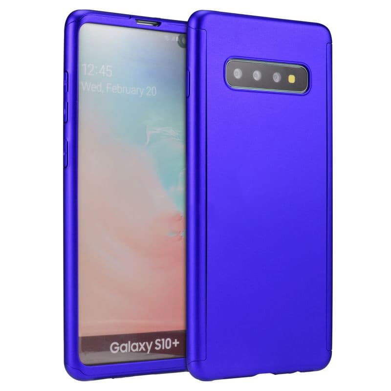 Husă Full Cover 360° pentru Samsung Galaxy S20 Ultra (față + spate), albastră