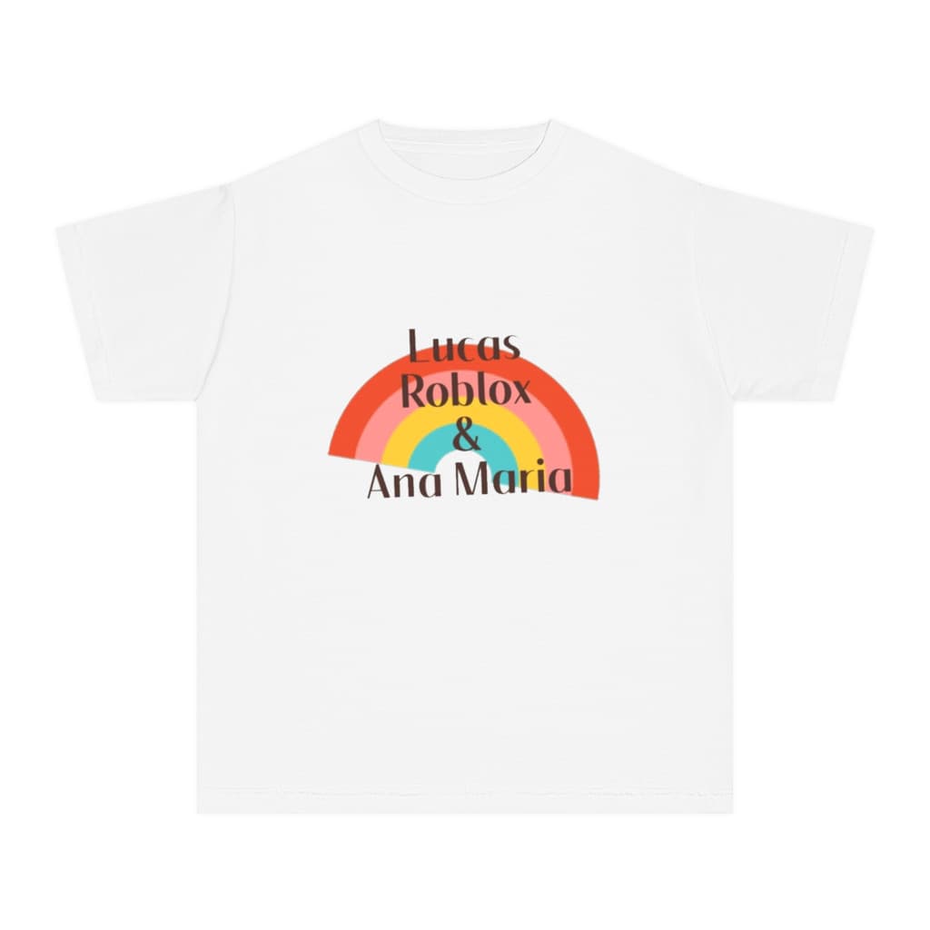 Tricou personalizat alb, copii/adulti, design logo Ana si Lucas, modal, diverse marimi — 2