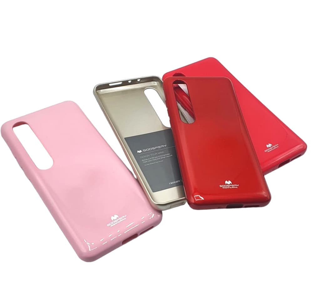 Husa de protectie Mercury Goospery pentru Xiaomi Mi 10/Mi 10 Pro, jelly case, rosie — 4