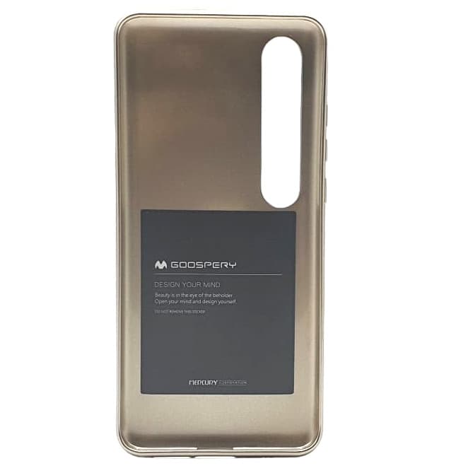 Husa de protectie Mercury Goospery pentru Xiaomi Mi 10/Mi 10 Pro, jelly case, aurie — 2