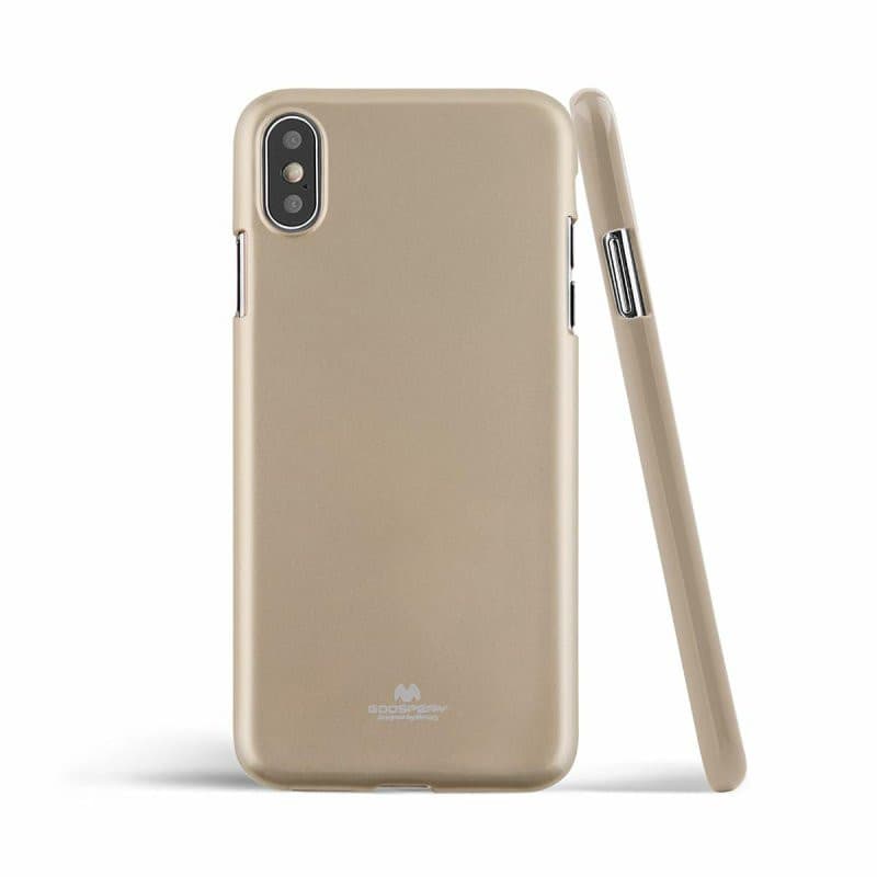 Husa de protectie Mercury Goospery pentru Samsung Galaxy A41, jelly case, aurie — 4