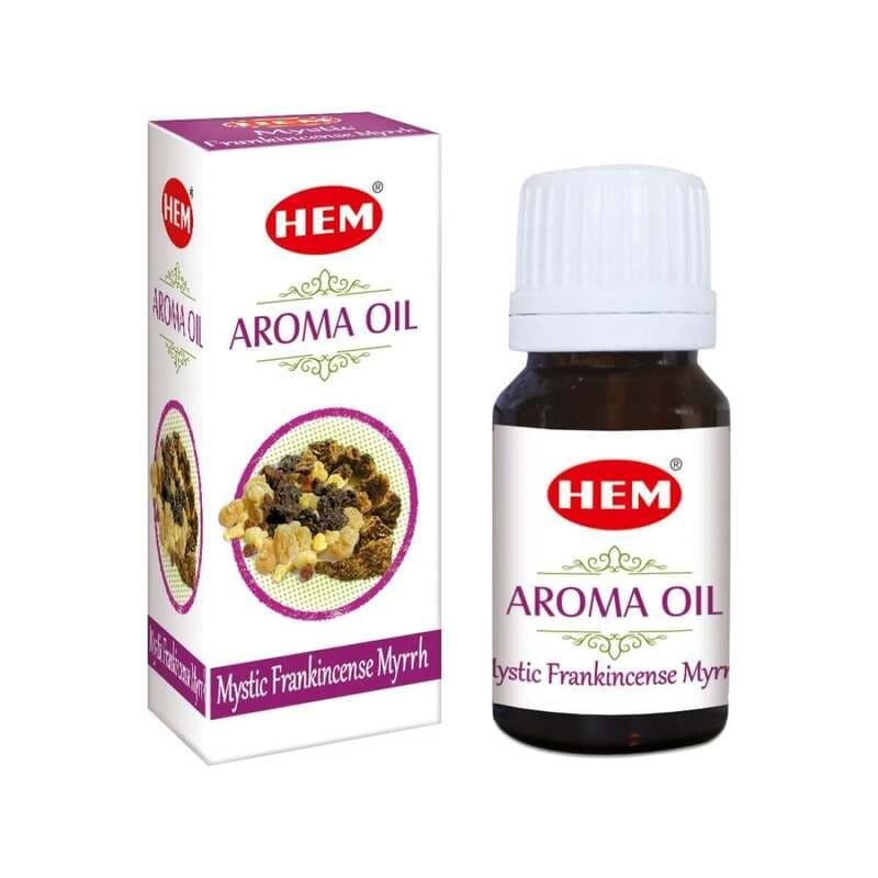 Ulei esential pentru aromaterapie Hem Mystic Frankincense Myrrh, tamaie de mir, 10 ml, cu picurator