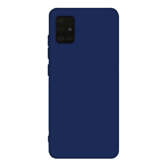 Husa Samsung Galaxy A41 Matt TPU, silicon moale, albastru inchis