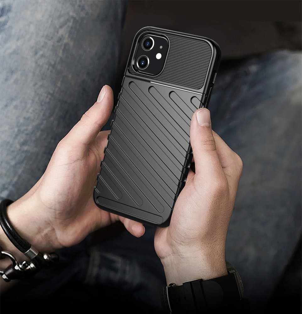 Husa Thunder Case pentru Apple iPhone 13, albastru inchis — 3
