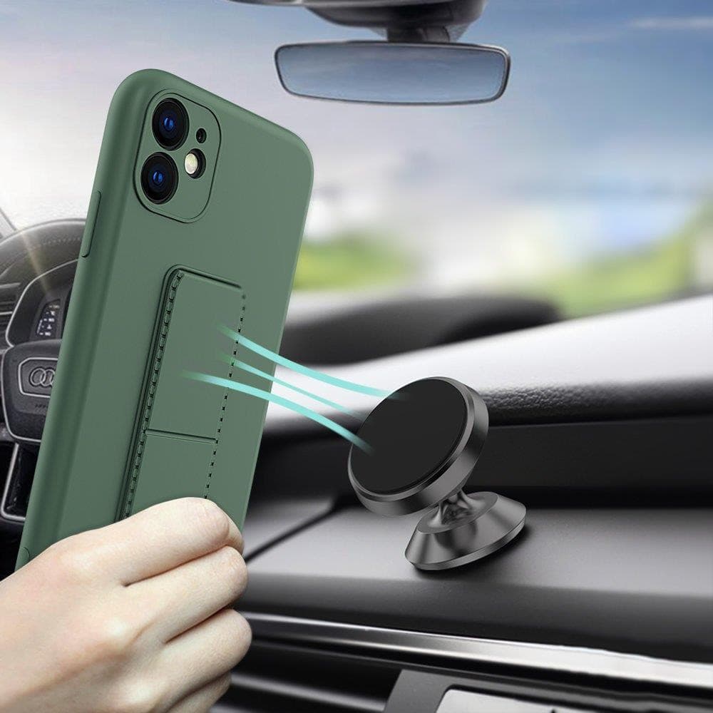 Husa protectie Wozinsky Kickstand pentru Samsung Galaxy A22 4G, galbena — 9