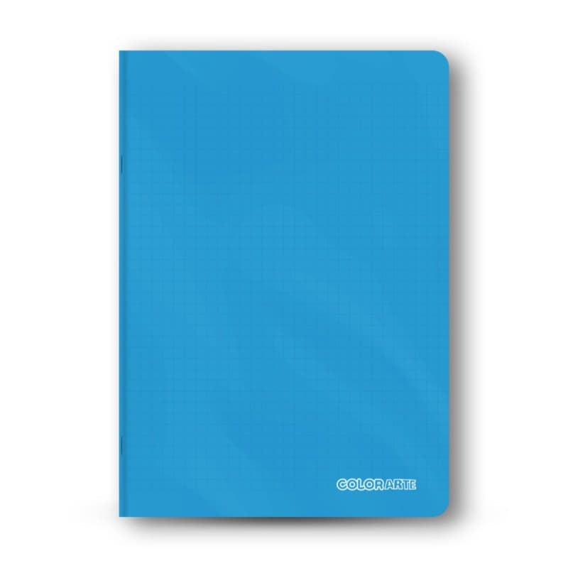 Caiet scolar A4 Colorarte, 60 file, matematica, coperta plastic albastra, 70g/mp