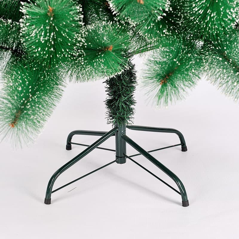 Brad artificial de Craciun tip pin nins, inaltime 120 cm, interior/exterior, suport inclus — 3