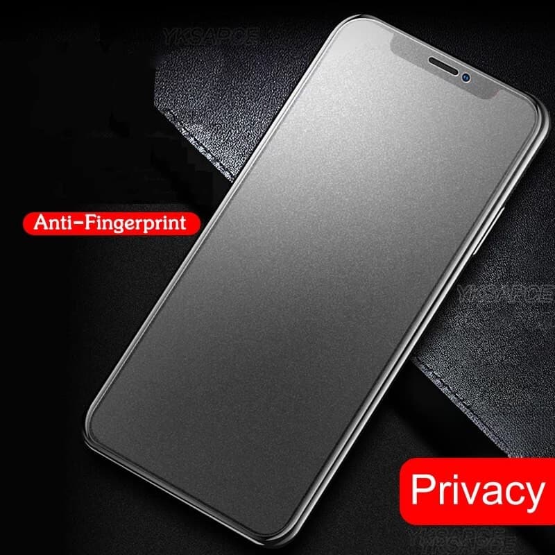 Folie de sticla Apple iPhone 14 Plus / 13 Pro Max, Full Glue Mate Privacy, margini negre, mata — 3