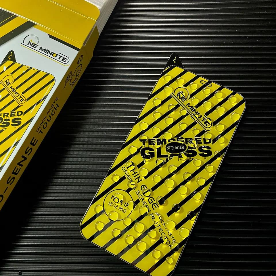 Folie sticla Apple iPhone 14 Pro Max, O-Sense, 0.2 mm, margini negre — 2