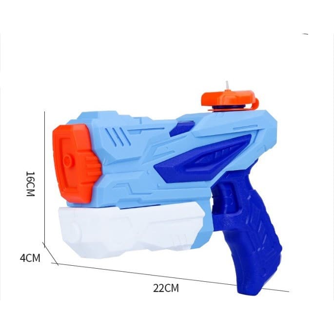 Jucarie pistol cu apa, plastic, 3 duze, rezervor 300 ml, 6 ani+, roz — 2